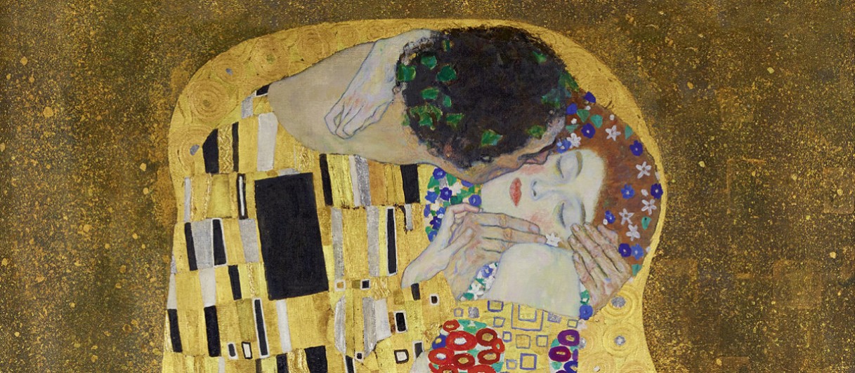 Gustav Klimt, Der Kuss (Liebespaar), 1908 © Belvedere, Wien